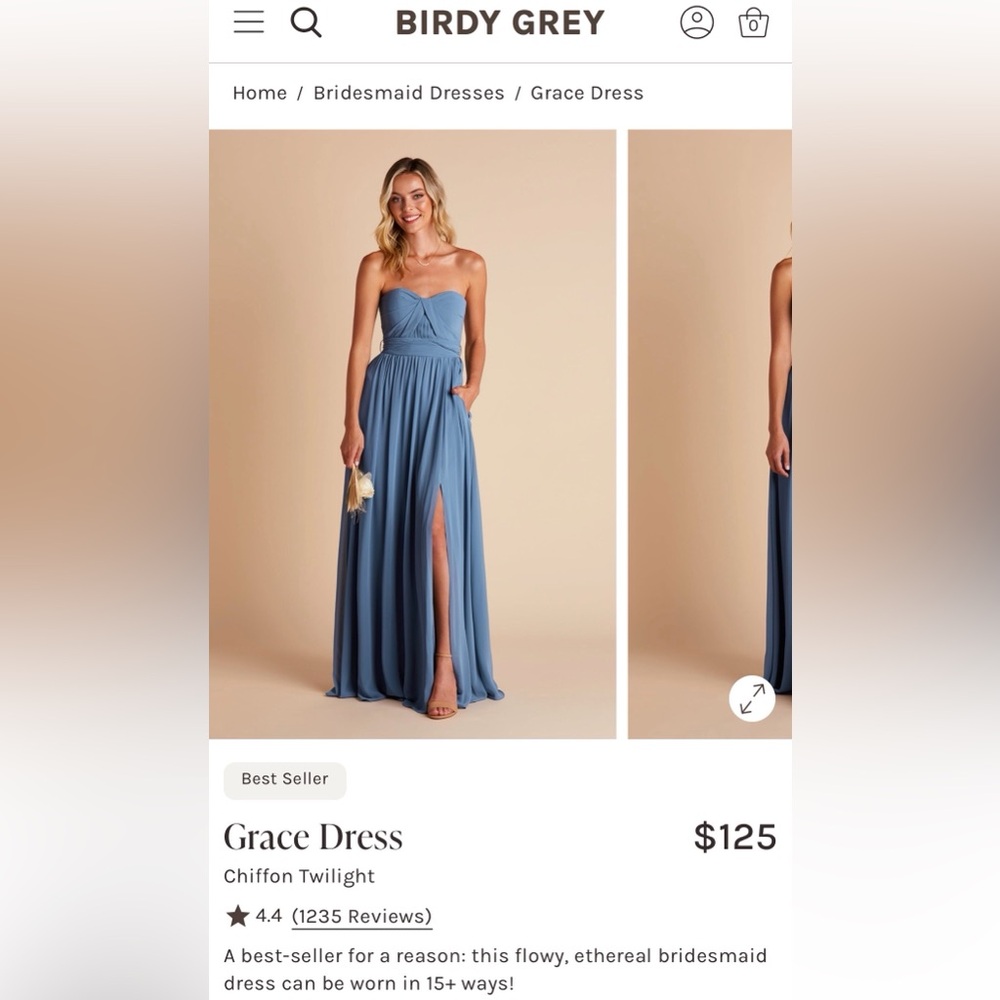Birdy Grey Grace Dress in Twilight Blue